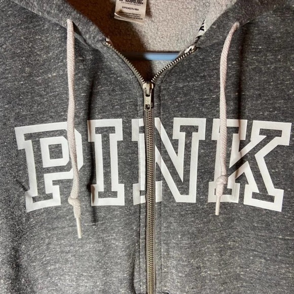 Victoria's Secret PINK zip up hoodie size S - Picture 2 of 4